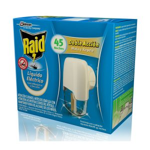 Repelente Raid liquido 45 noches - Aparato.