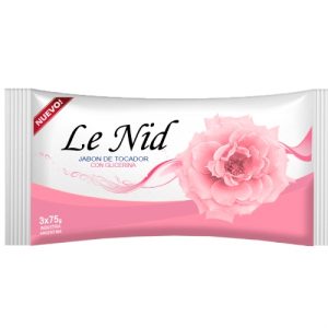 Jabón de tocador Lenid tirita color x 75gr x 3 uni.