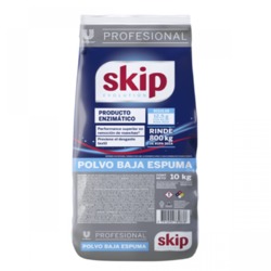 Jabón en polvo para ropa Skip Baja Espuma X 10 KILOS.
