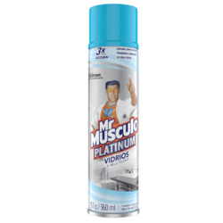 Limpiador de vidrios en aerosol Mr. Musculo