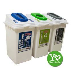 Cestos para reciclaje 60lt