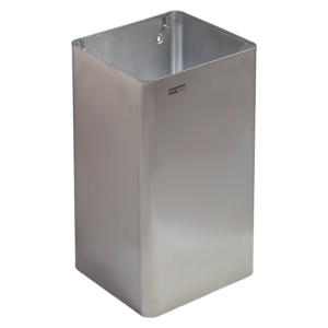 Cesto premium de acero inoxidable de 65 L — PP1065CS para baños institucionales