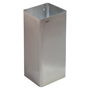 Cesto premium de acero inoxidable de 80 L — PP1080CS para baños institucionales
