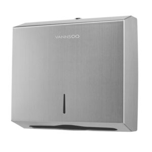 Dispensador de toallas intercaladas VANNSOO WS-1207W en acero inoxidable satinado