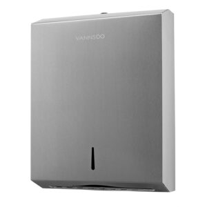 Dispensador de toallas intercaladas VANNSOO WS-N228 en acero inoxidable satinado