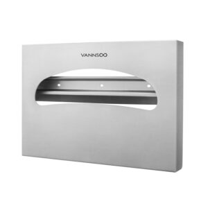 Dispensador mural VANNSOO WS-N2681 de protectores de asiento sanitario, acero inoxidable satinado