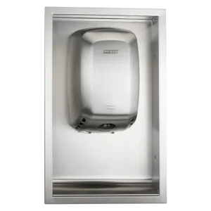 Kit premium de empotramiento para secamanos — KT009CS para baños institucionales
