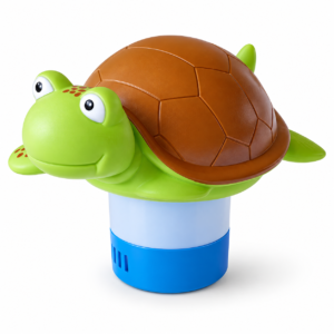 Dosificador flotante con diseño de tortuga