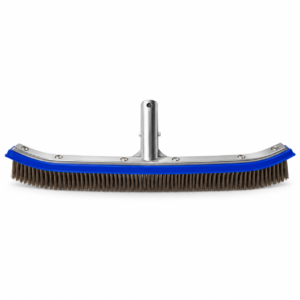 Cepillo de cerdas metálicas para piscina