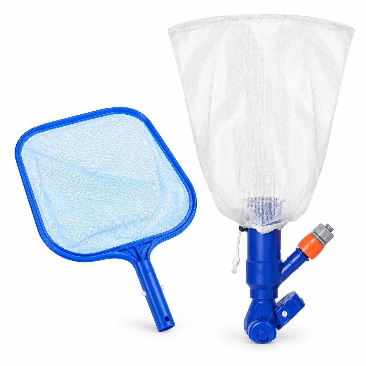Conjunto de red y aspirador para piscina Conjunto de red y aspirador para piscina